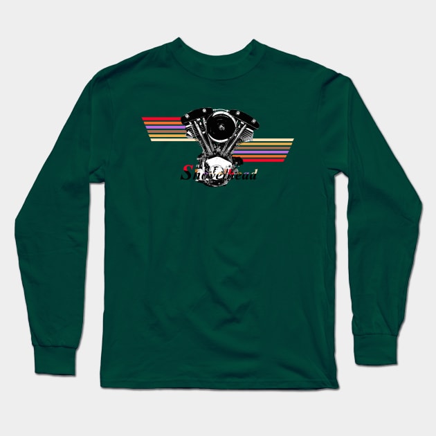 Black Shovel Long Sleeve T-Shirt by motomessage